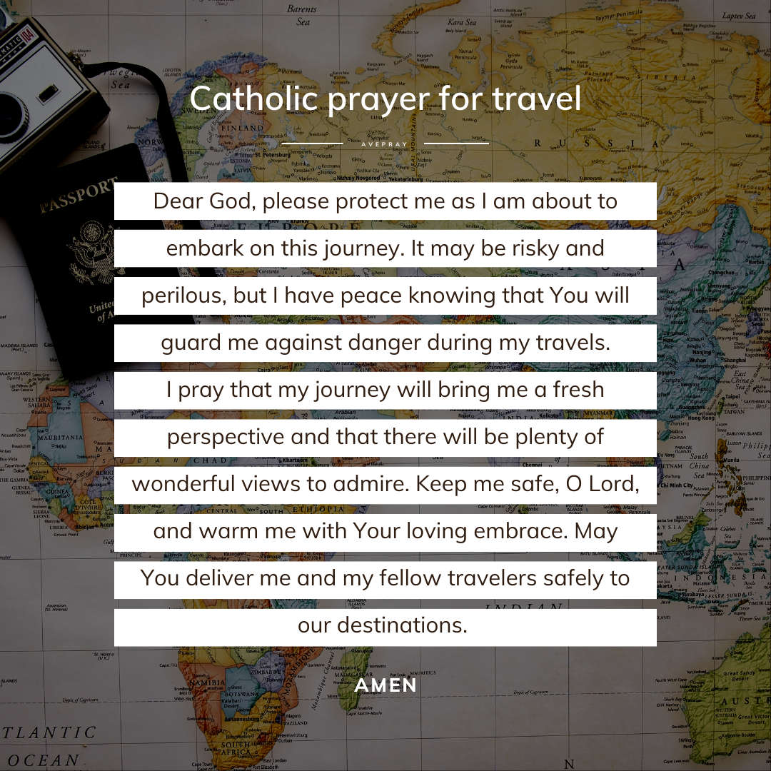 Catholic prayer for travel