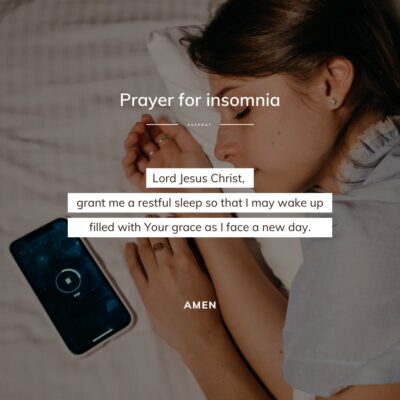 Short prayer for insomnia - square - AvePray