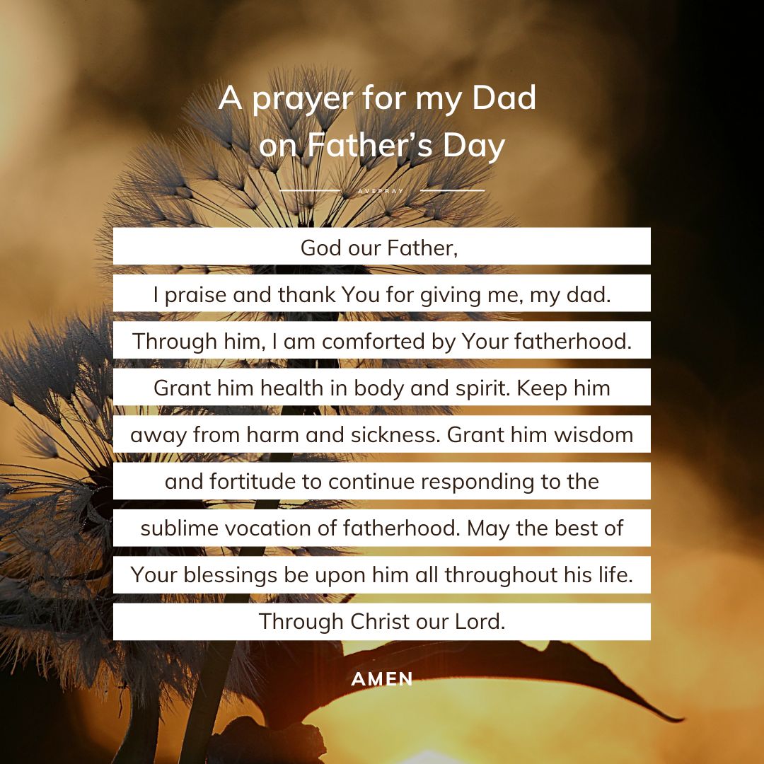 A prayer for my Dad on Father’s Day