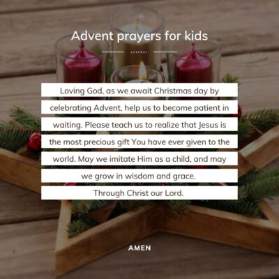Short Advent prayers for kids - square - AvePray