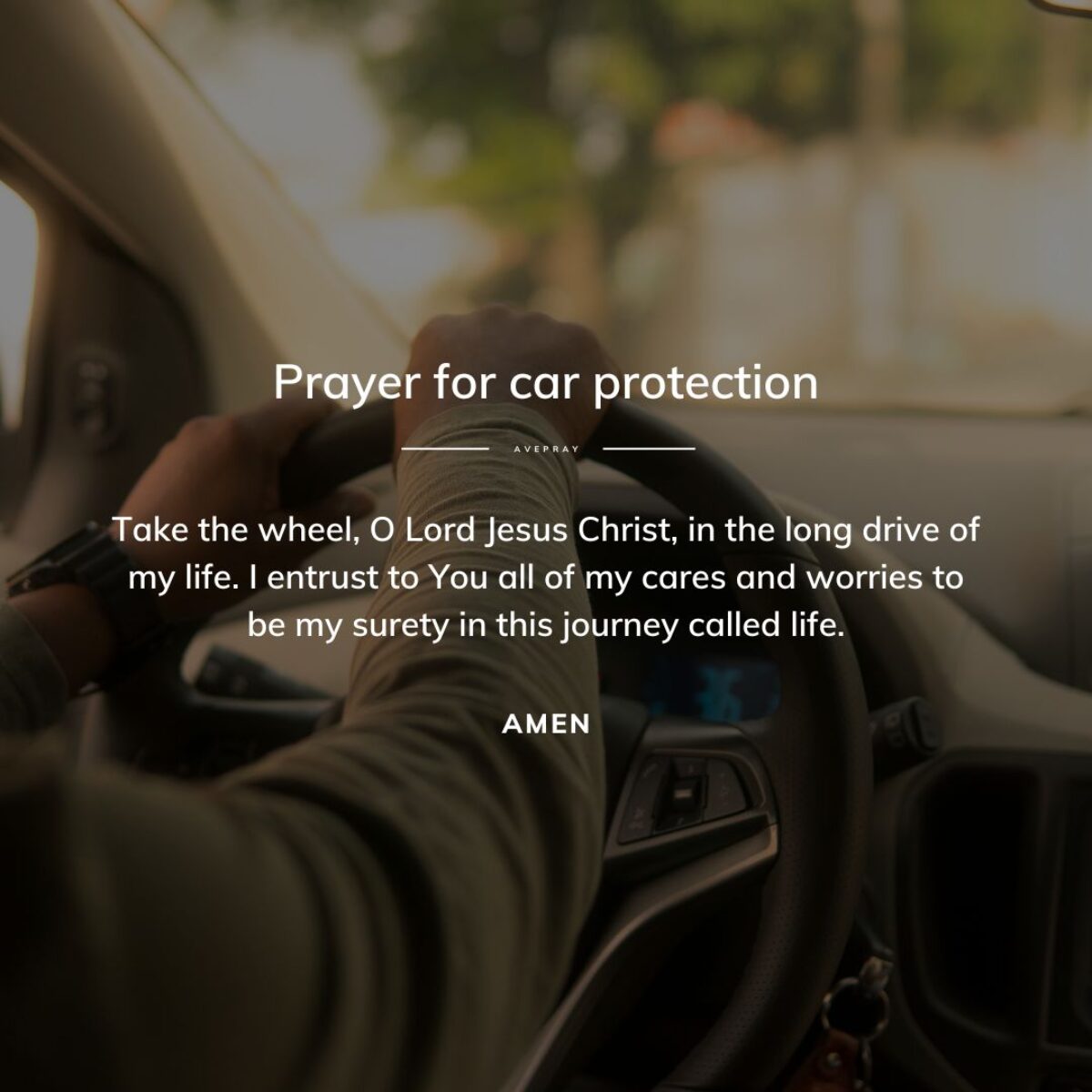 Prayer for car protection – AvePray