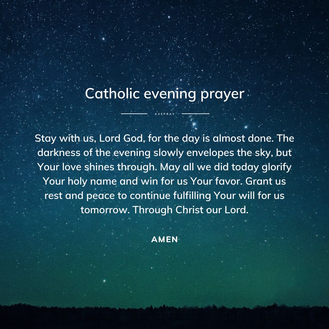 Catholic Evening Prayer