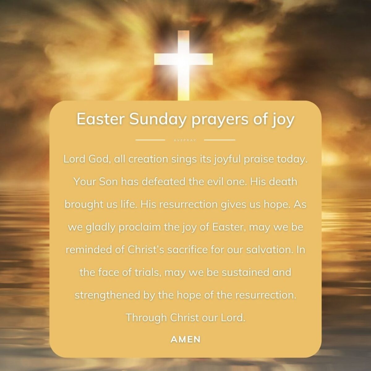 Easter Sunday Prayers of joy