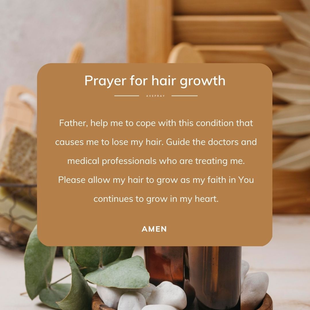 Prayer for hair growth – AvePray