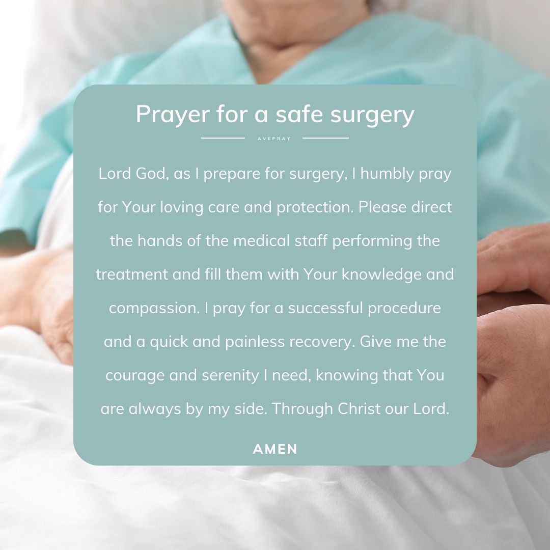 Prayer for a Safe Surgery