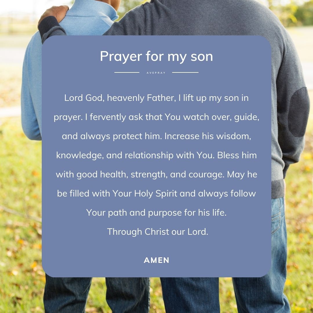 Prayer For My Son Safety - CHURCHGISTS.COM