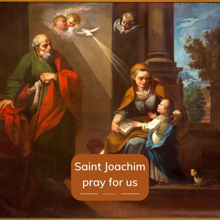 Saint Joachim Life and Legacy of Jesus’ Grandfather AvePray