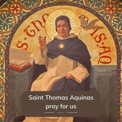 Saint Thomas Aquinas - square - AvePray